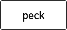 peck